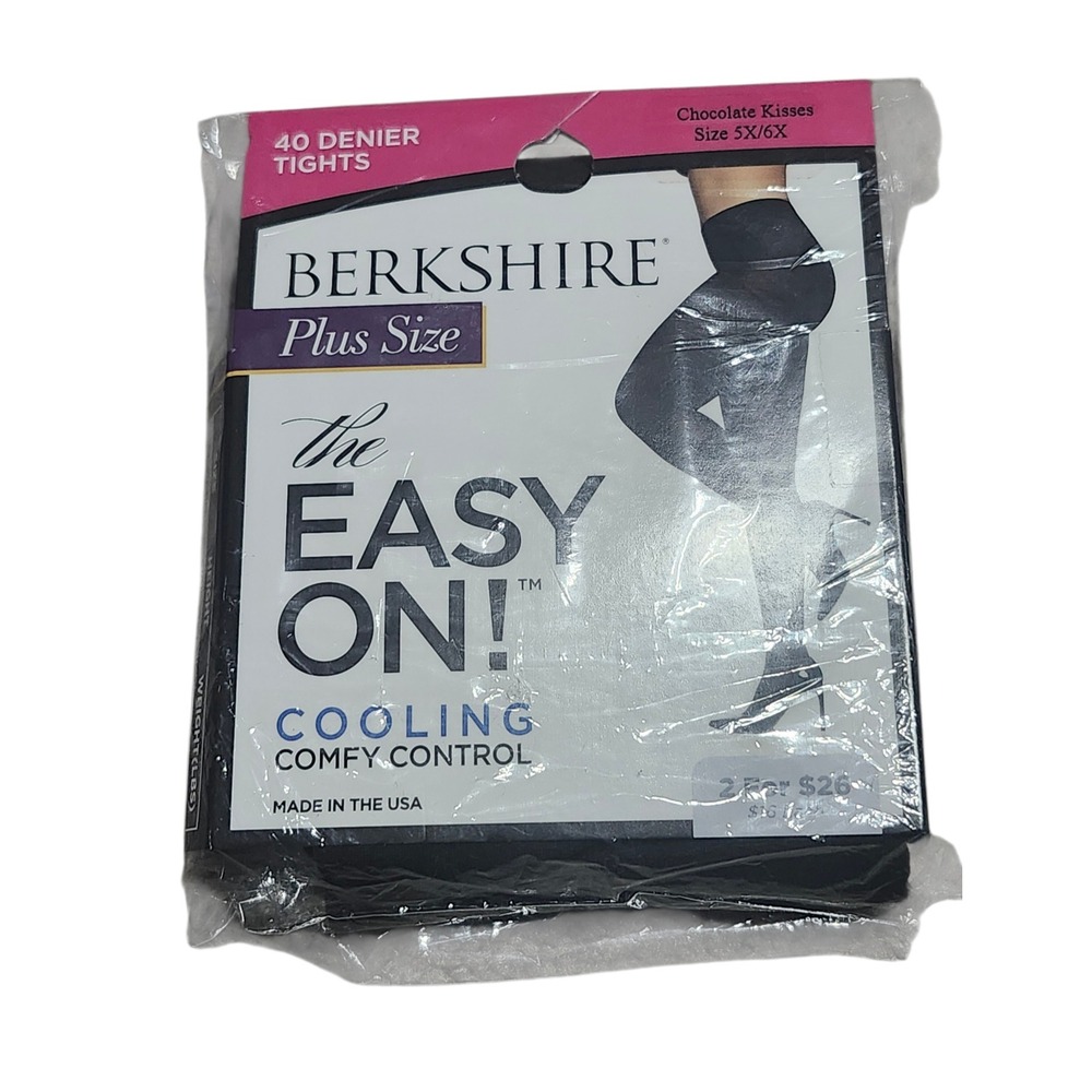 Berkshire Easy On Cooling Comfy Control Tights‎ 40 Denier Chocolate Kisses 5X/6X